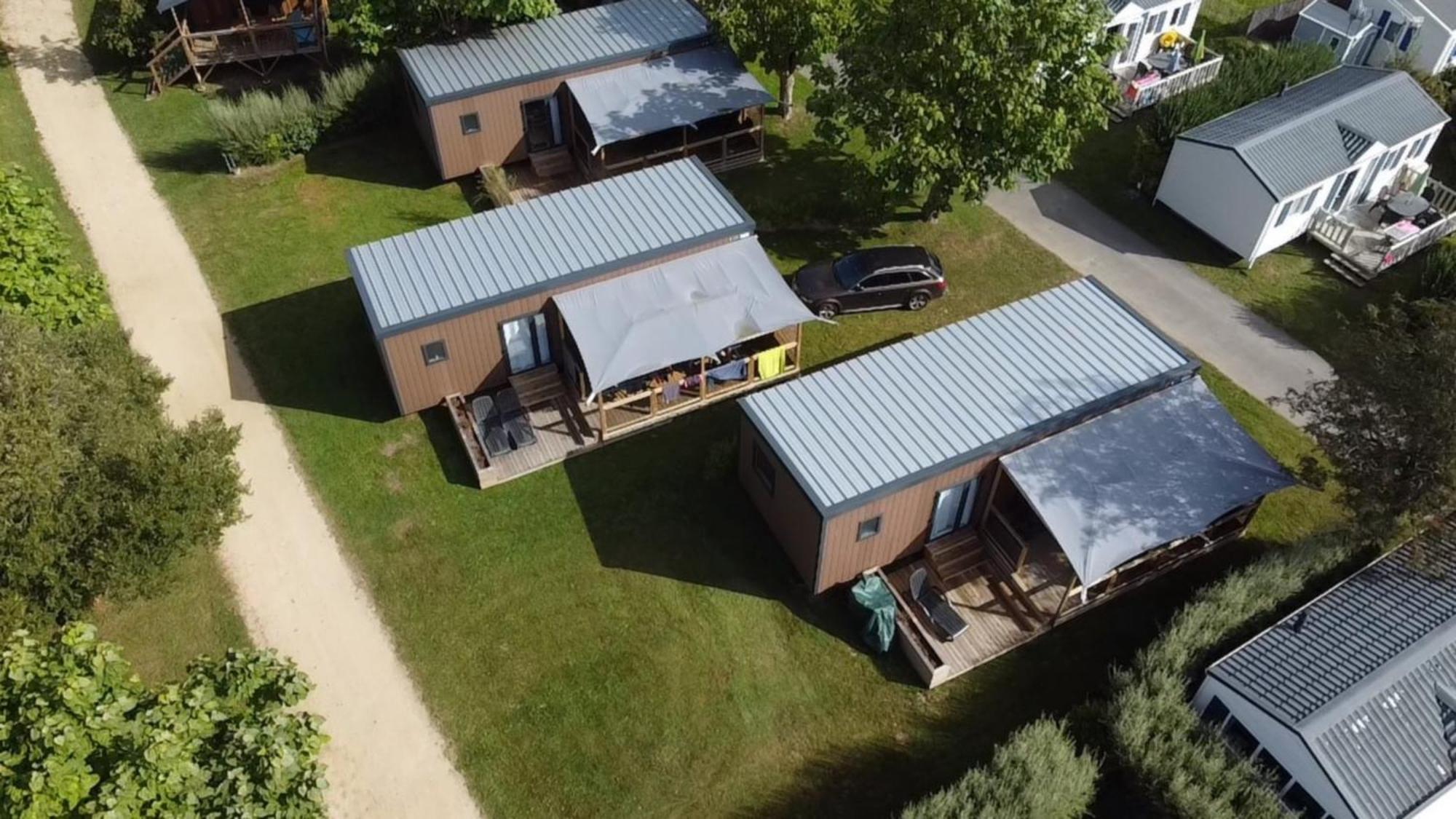 Camping De La Plage De Cleut-Rouz Fouesnant Exterior photo