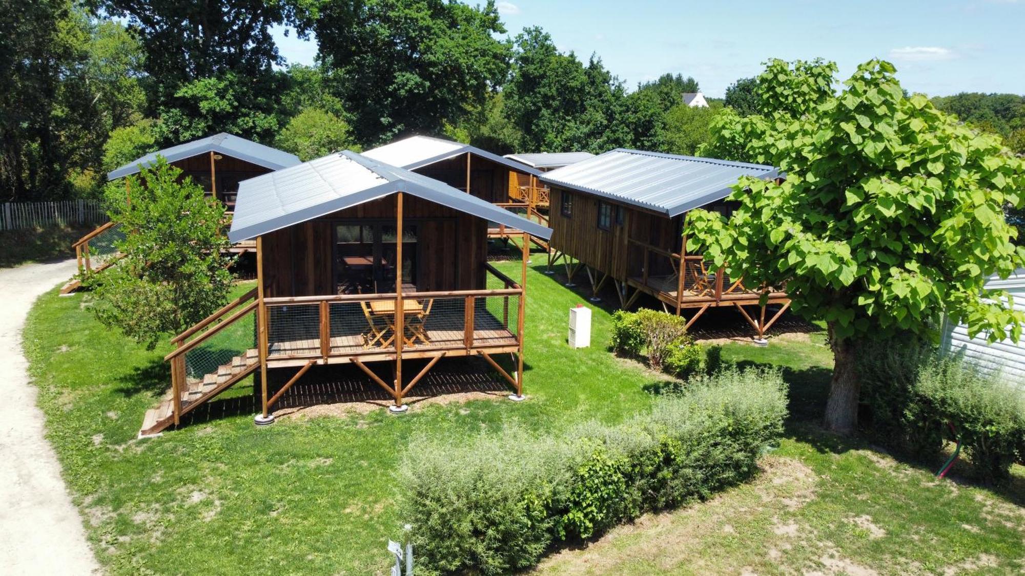 Camping De La Plage De Cleut-Rouz Fouesnant Exterior photo